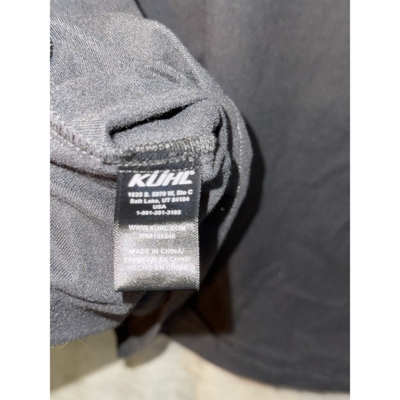 KUHL Dillingr Flannel Shirt Mens XL Long Sleeve Button Up Brown Chest Pockets - Picture 5 of 7